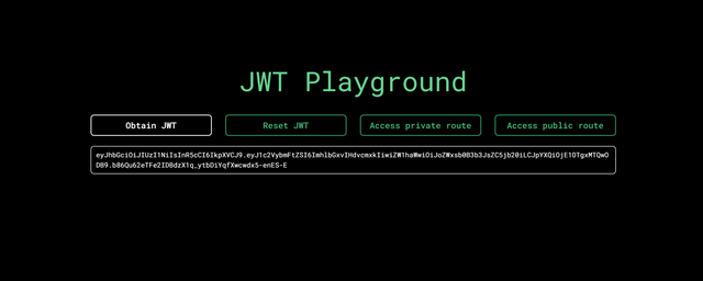 Preview JWT Playground