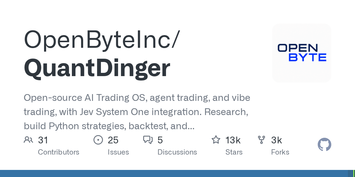 QuantDinger repository preview