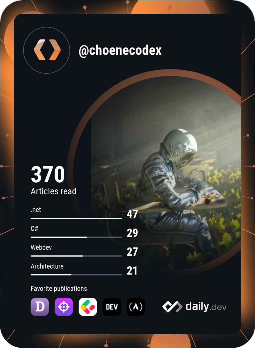 Choene Chokoe's Dev Card