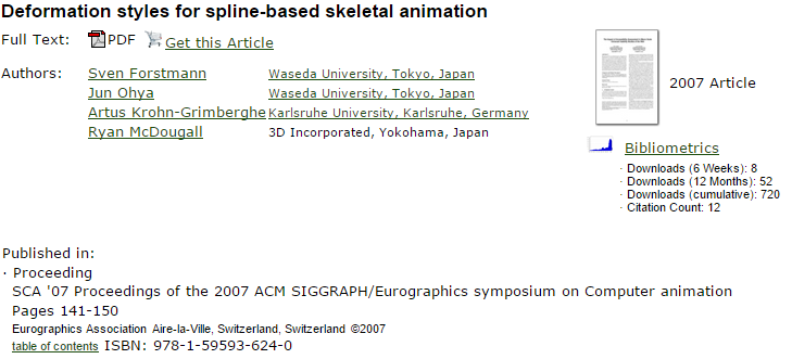 Deformation Styles using Spline Skinning