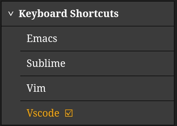 Keyboard Shortcuts