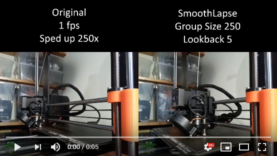 SmoothLapse Demo #1: Smooth 3d printed timelapses