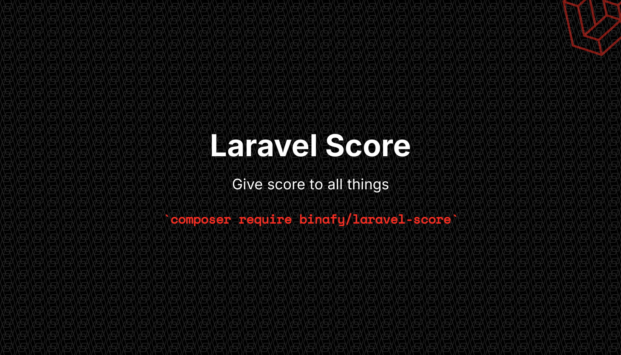 laravel-score