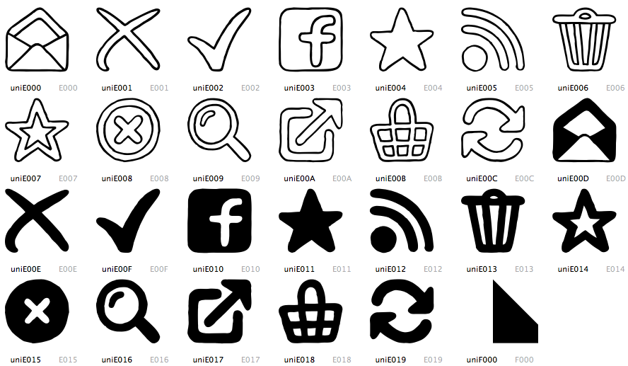 Preview paperben icons