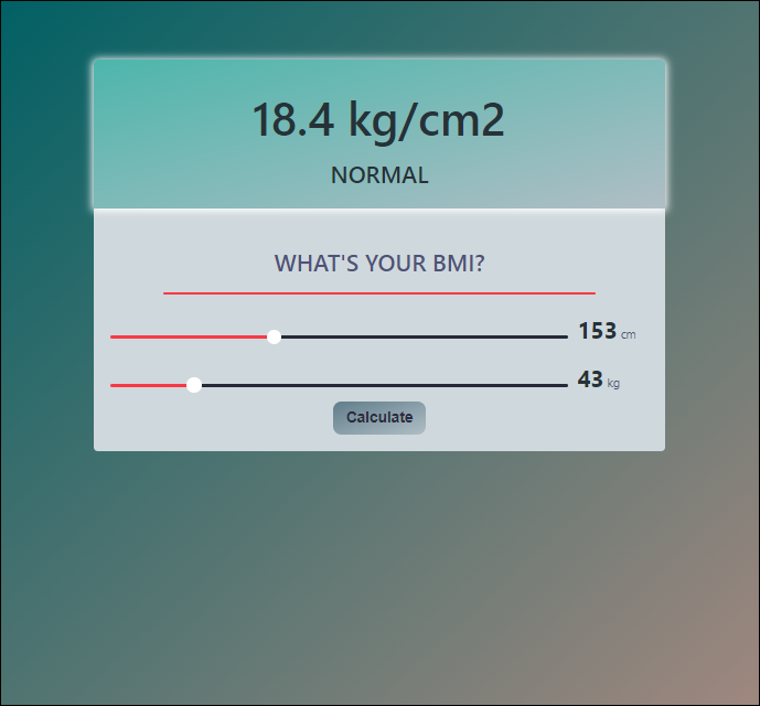 BMI Calculator