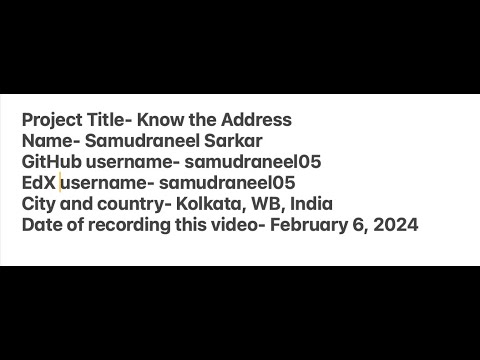 Location Finder by Samudraneel Sarkar