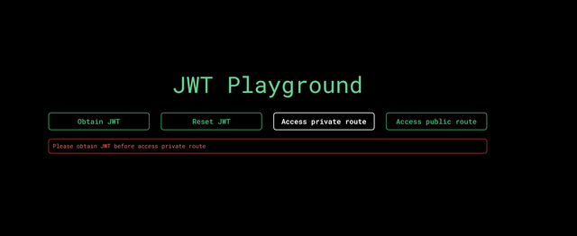 Preview JWT Playground