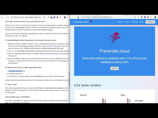 4min how-to set up lambda@edge for pre-rendering
