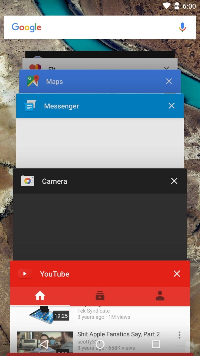 android 6 app change screenshot