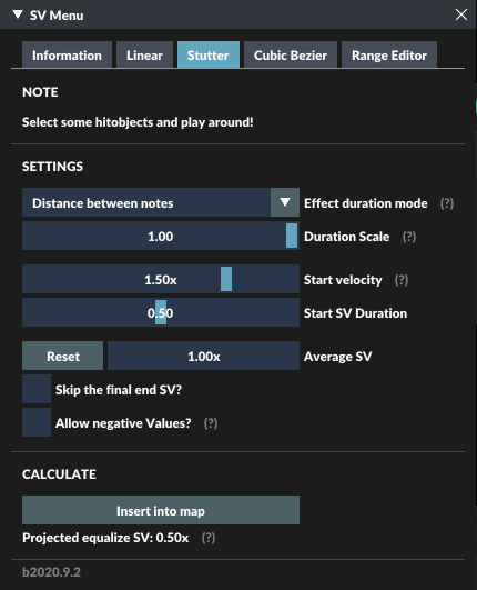 Stutter SV