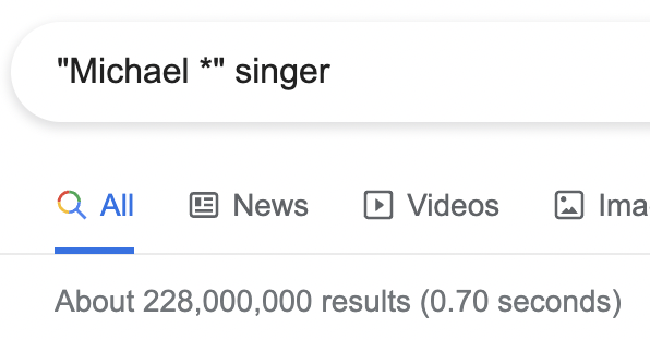 "Michael *" singer - Google Search - About 228,000,000 results (0.70 seconds)