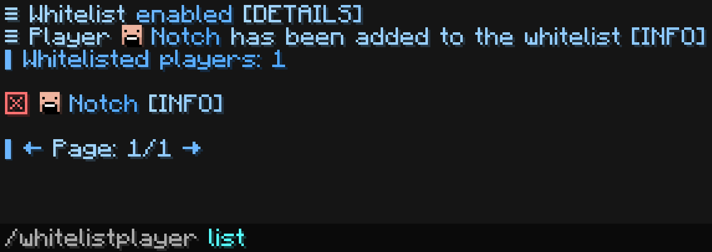 whitelist