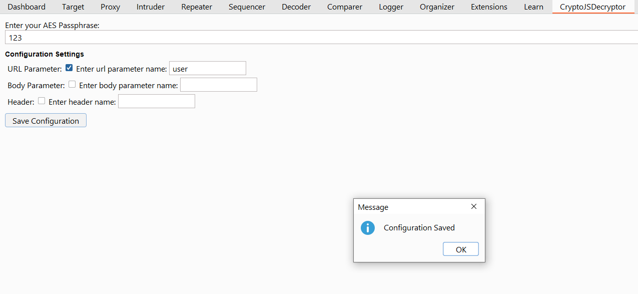 GitHub - PenvaSecurity/CryptoJSDecryptor: A simple burp extension to ...