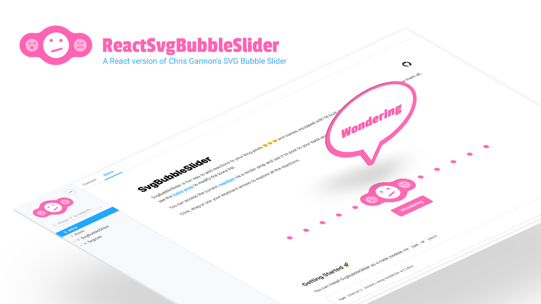 React Svg Buobble Slider