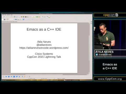 CppCon 2015 Lightning talk on cmake-ide