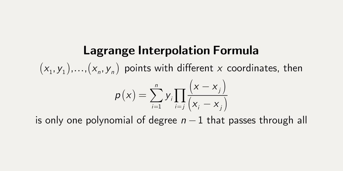 Lagrange Interpolation