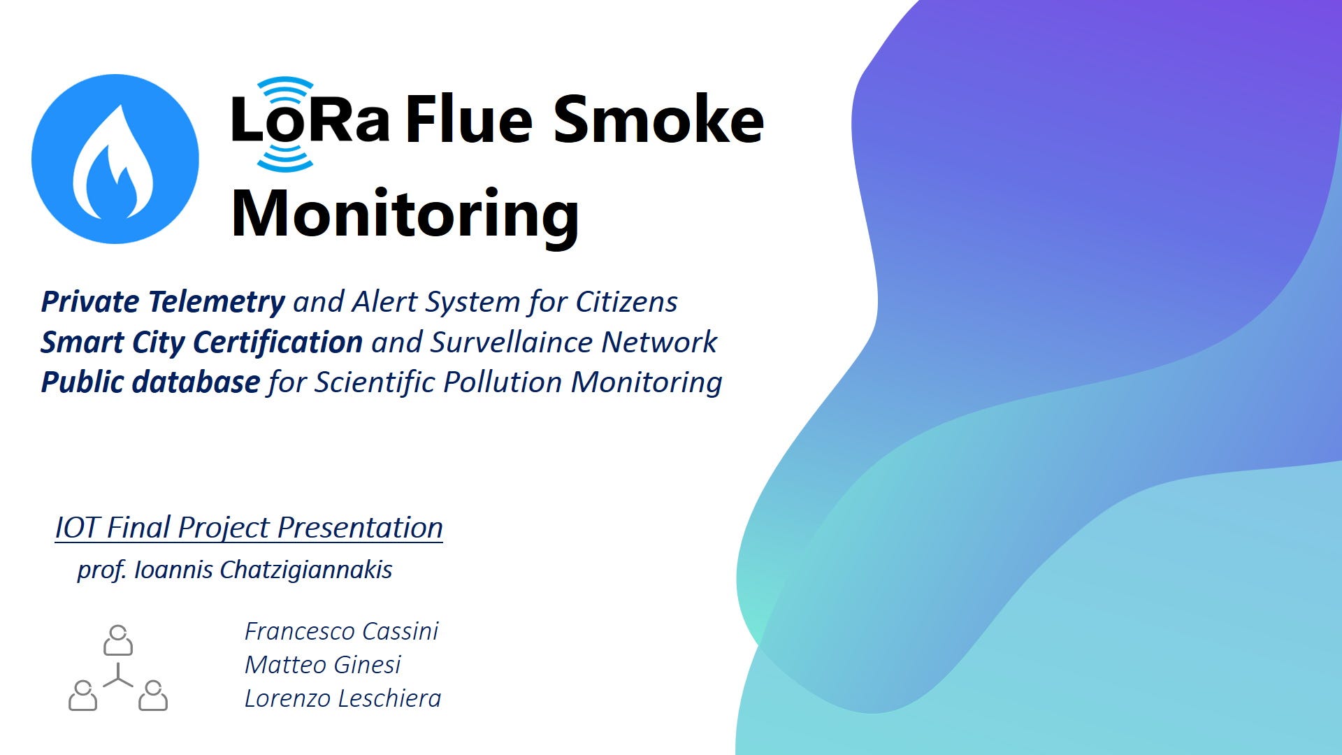 LoRa Flue Smoke Gas Monitoring System