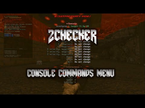 ZChecker v0.87. Console commands menu