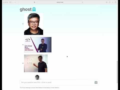 GitHub - sausheong/ghost: "What if a cyber brain could possibly ...
