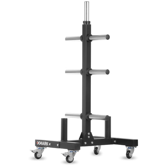 xmark-commercial-olympic-weight-plate-vertical-storage-tree-750-lb-capacity-with-two-bar-holders-and-1