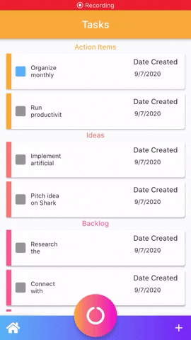 GIF of Delete Task