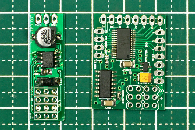 The MK3 light controller on the left