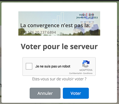 Screen plugin de vote