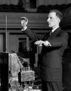 Leon Theremin and his thereminvox