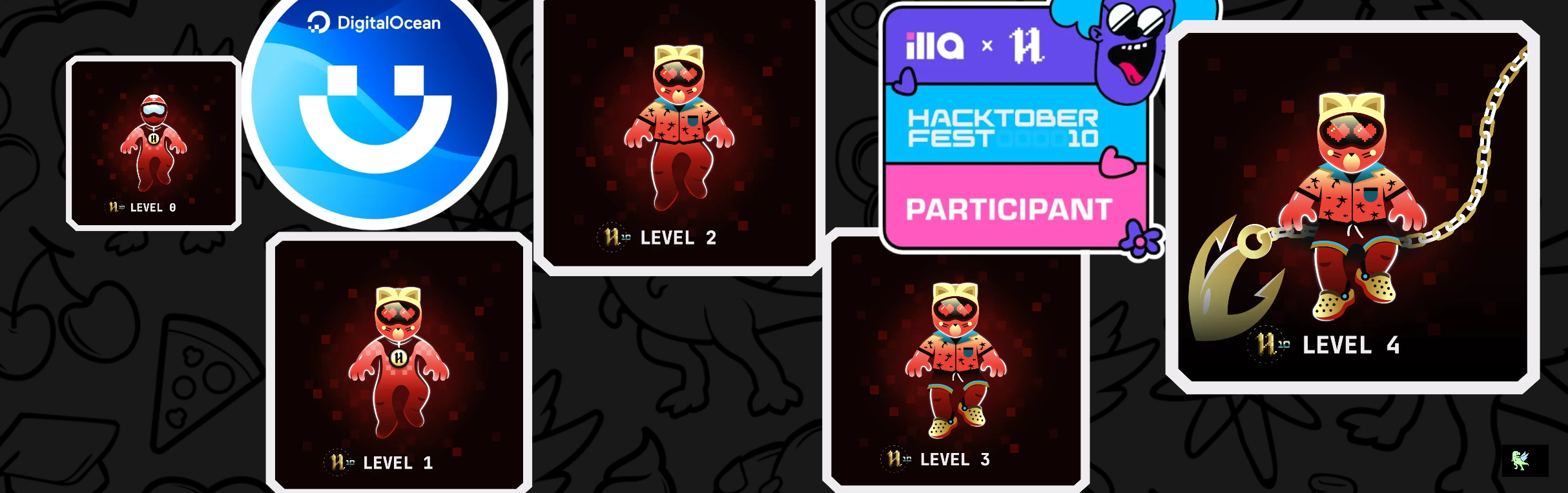 An image of @vivekmohanta03's Holopin badges, which is a link to view their full Holopin profile