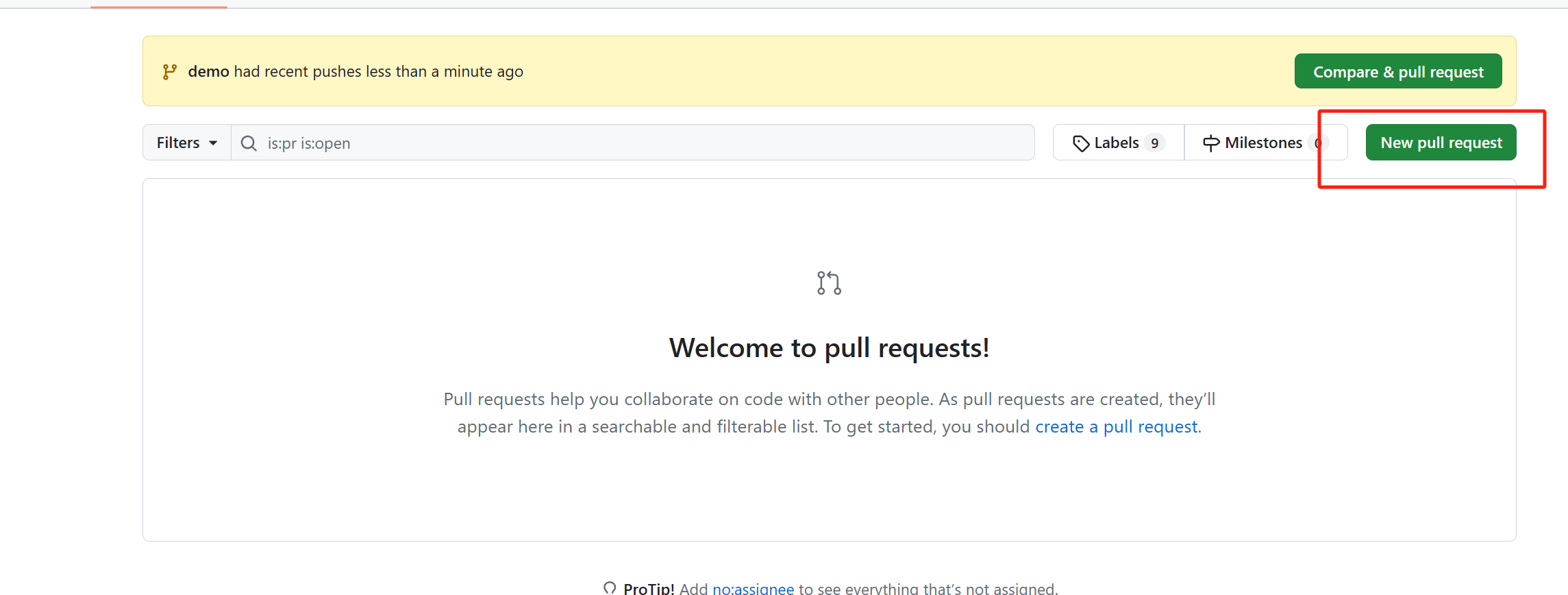 New pull request