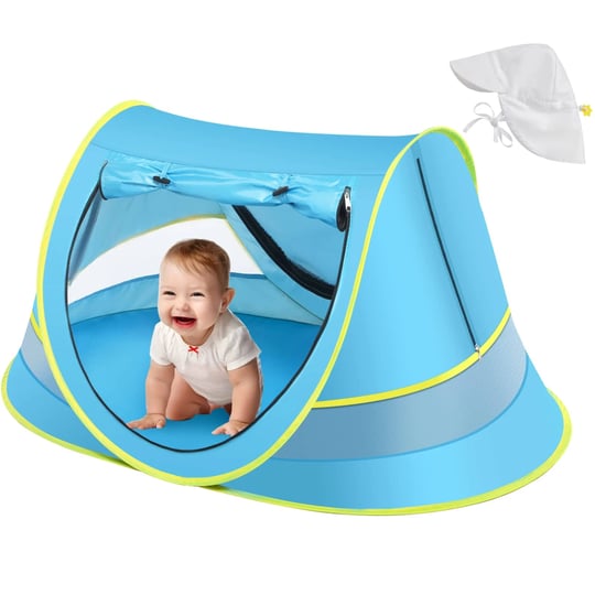 baby-beach-tent-with-baby-hat-pop-up-toddler-travel-tent-with-sun-hat-for-boys-or-girls-sun-shade-fo-1