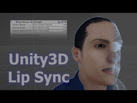 Unity Rhubarb Lip Syncer 3D Demo