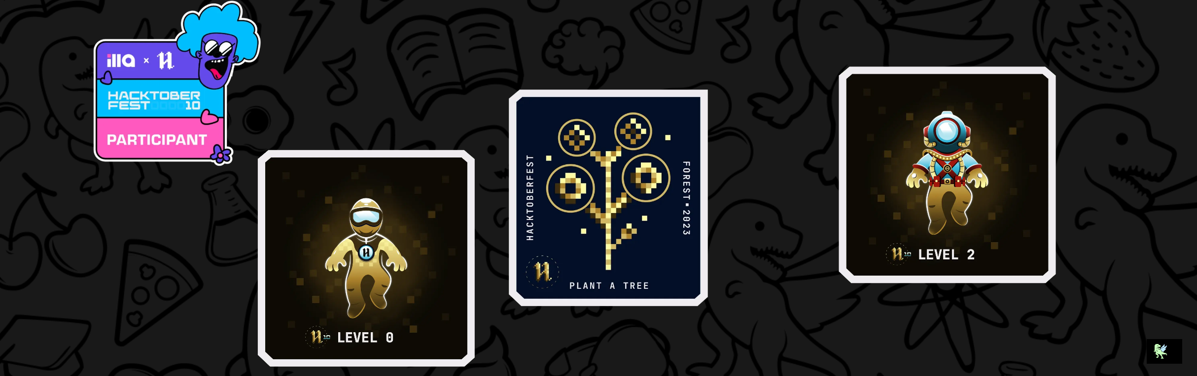 An image of @pritam2002's Holopin badges, which is a link to view their full Holopin profile