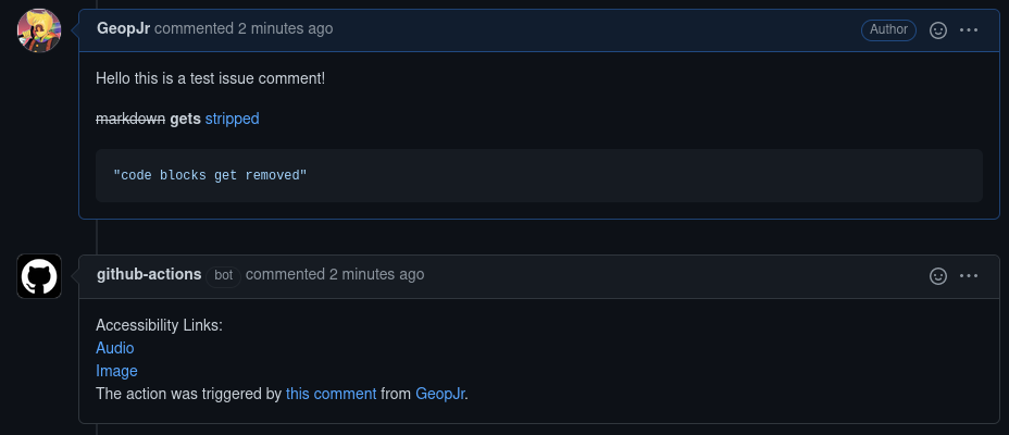 example issue