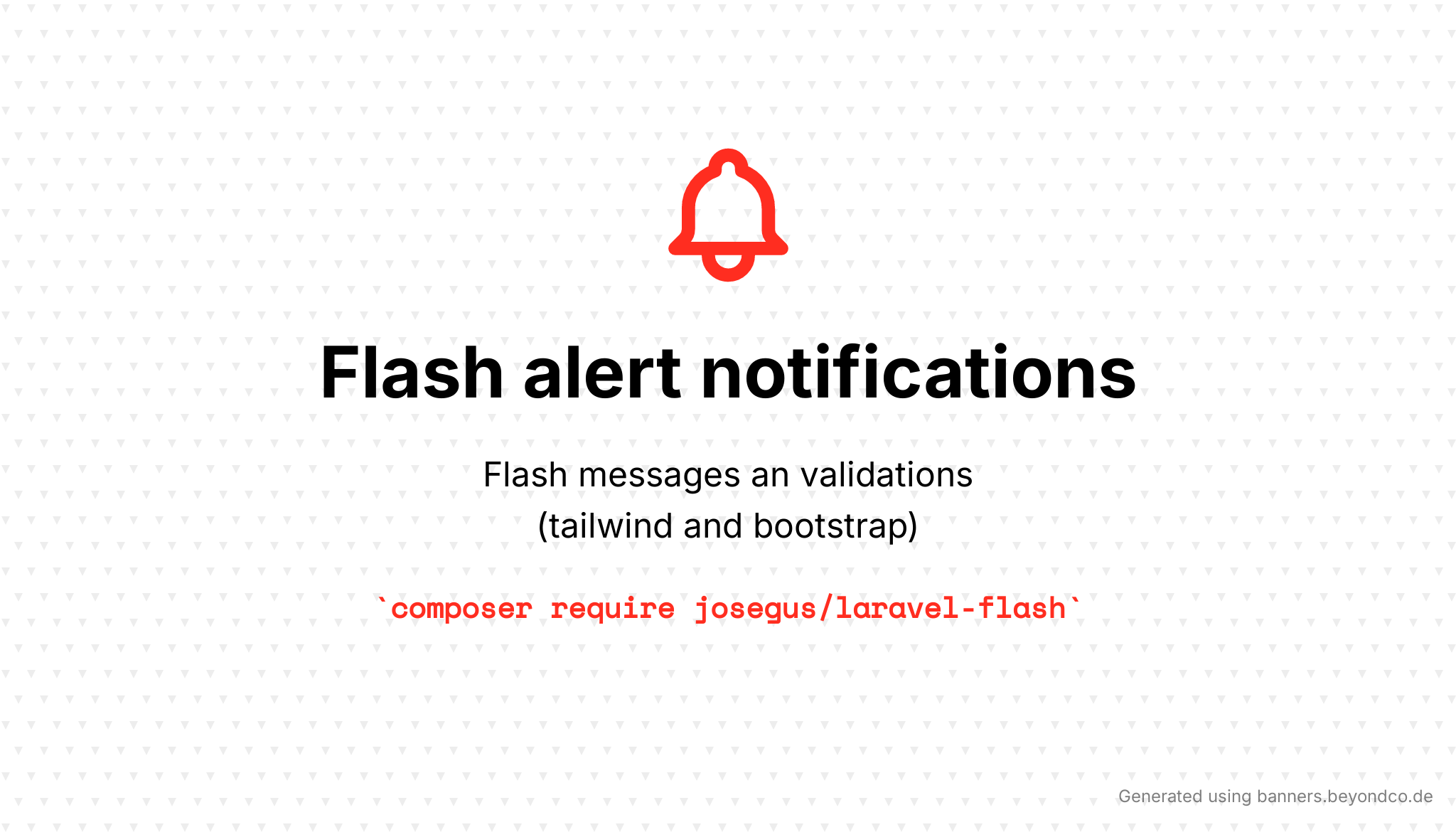 Laravel flash notifications