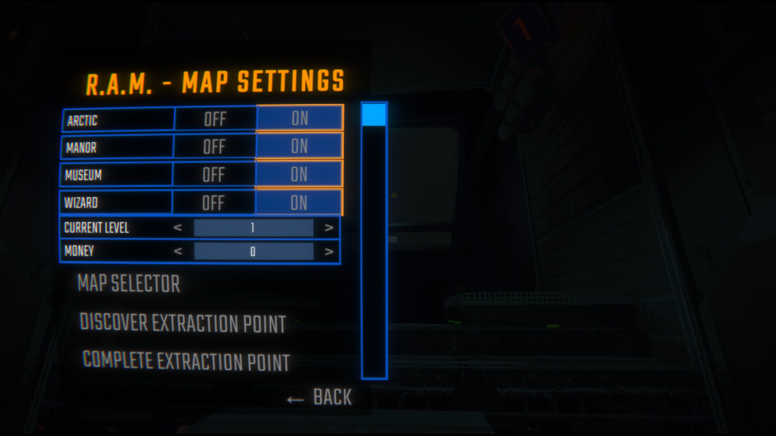 Player Menu
