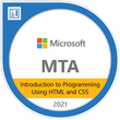 MTA: Introduction to Programming Using HTML and CSS - Certified 2021