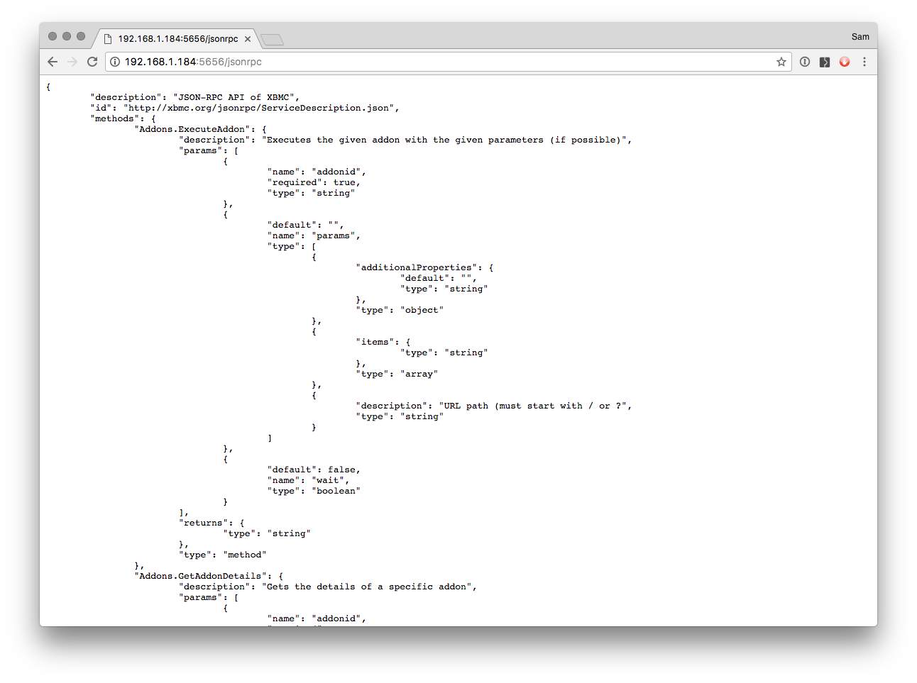 JSON in the browser