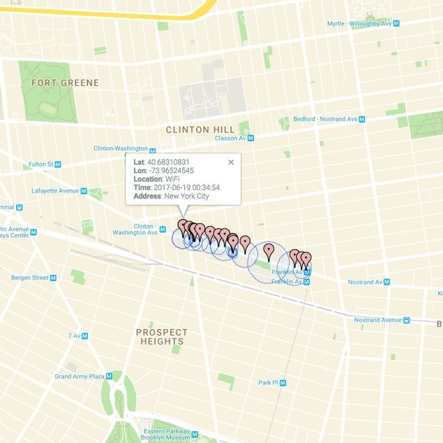  A recent ride on a New York City bus using the Raspberry Pi device and Wifi-positioning to retrieve the bus's location. A citywide system can be built to develop real time bus schedule infrastructure at the fraction of what it costs today. 