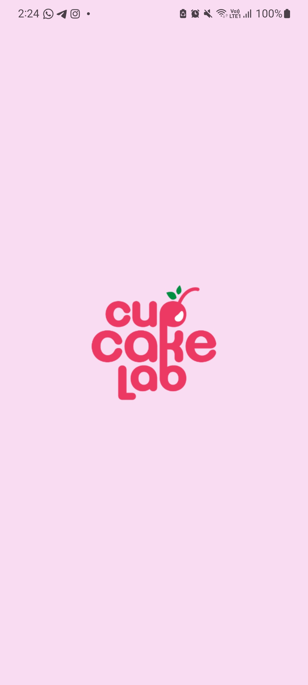 CupCakeLab Splash Screen