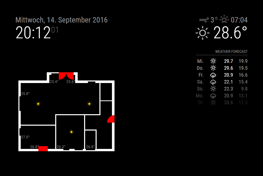 Example floorplan