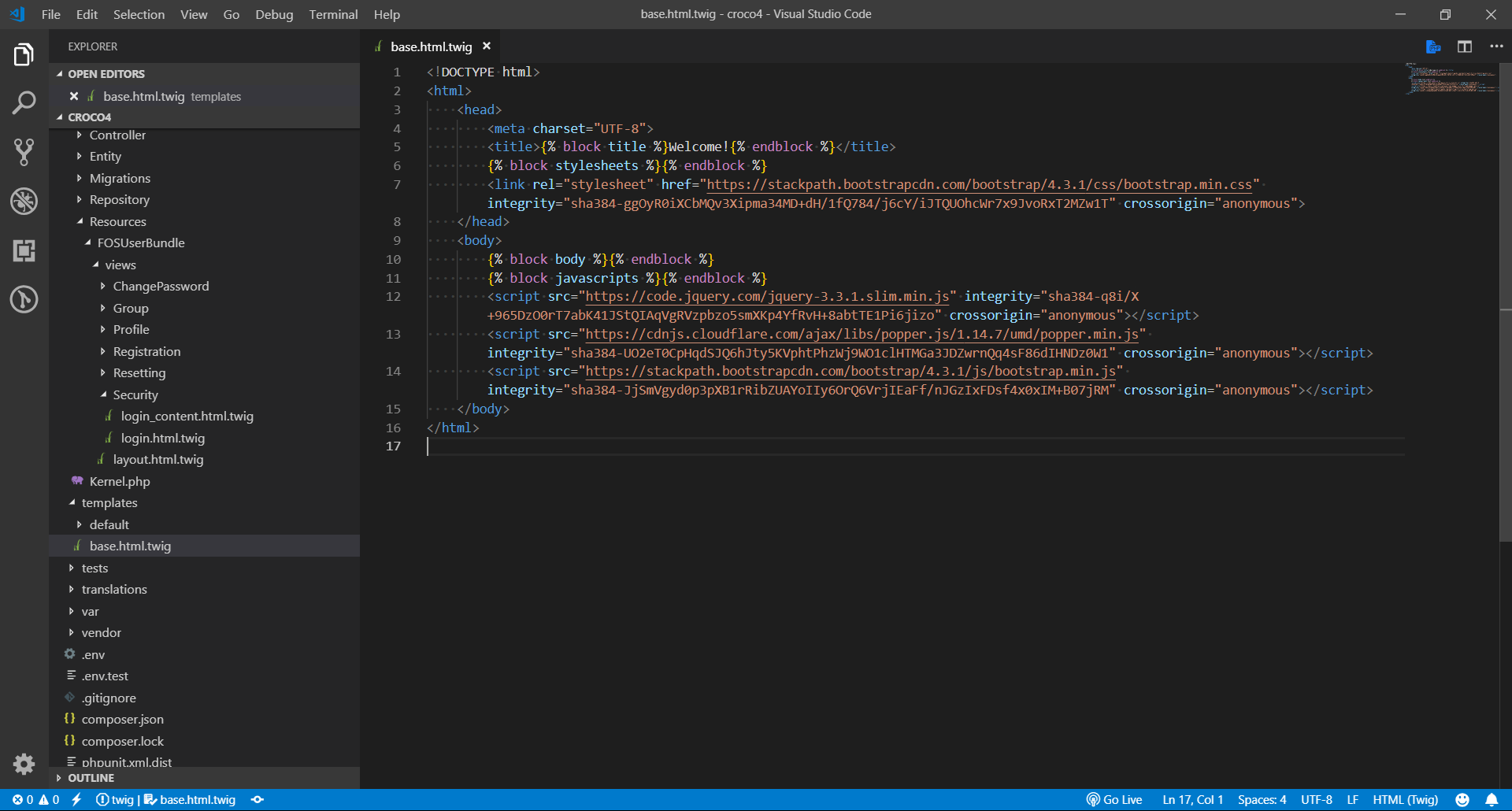 Result adding CDN JS