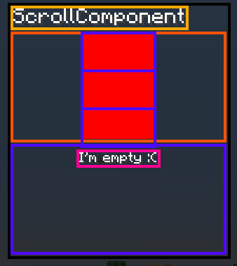 ScrollComponent Outline Example