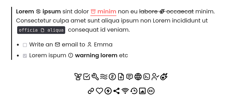 Inline SVG icons with this shortcode for Hugo