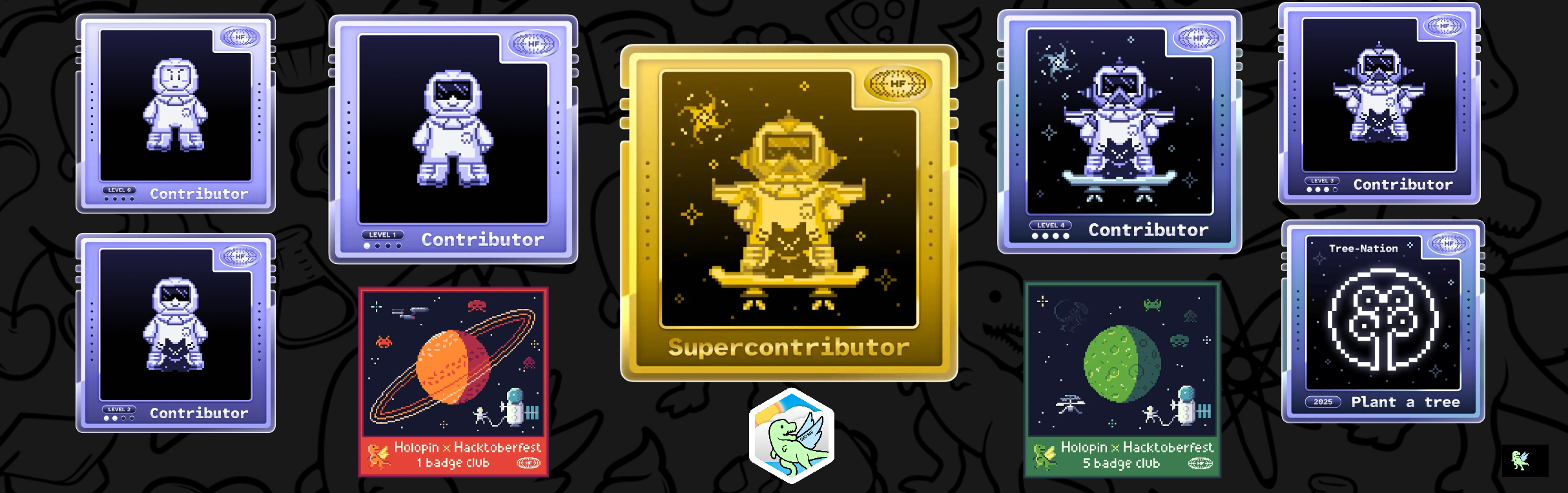 An image of @shreyassarkar's Holopin badges, which is a link to view their full Holopin profile