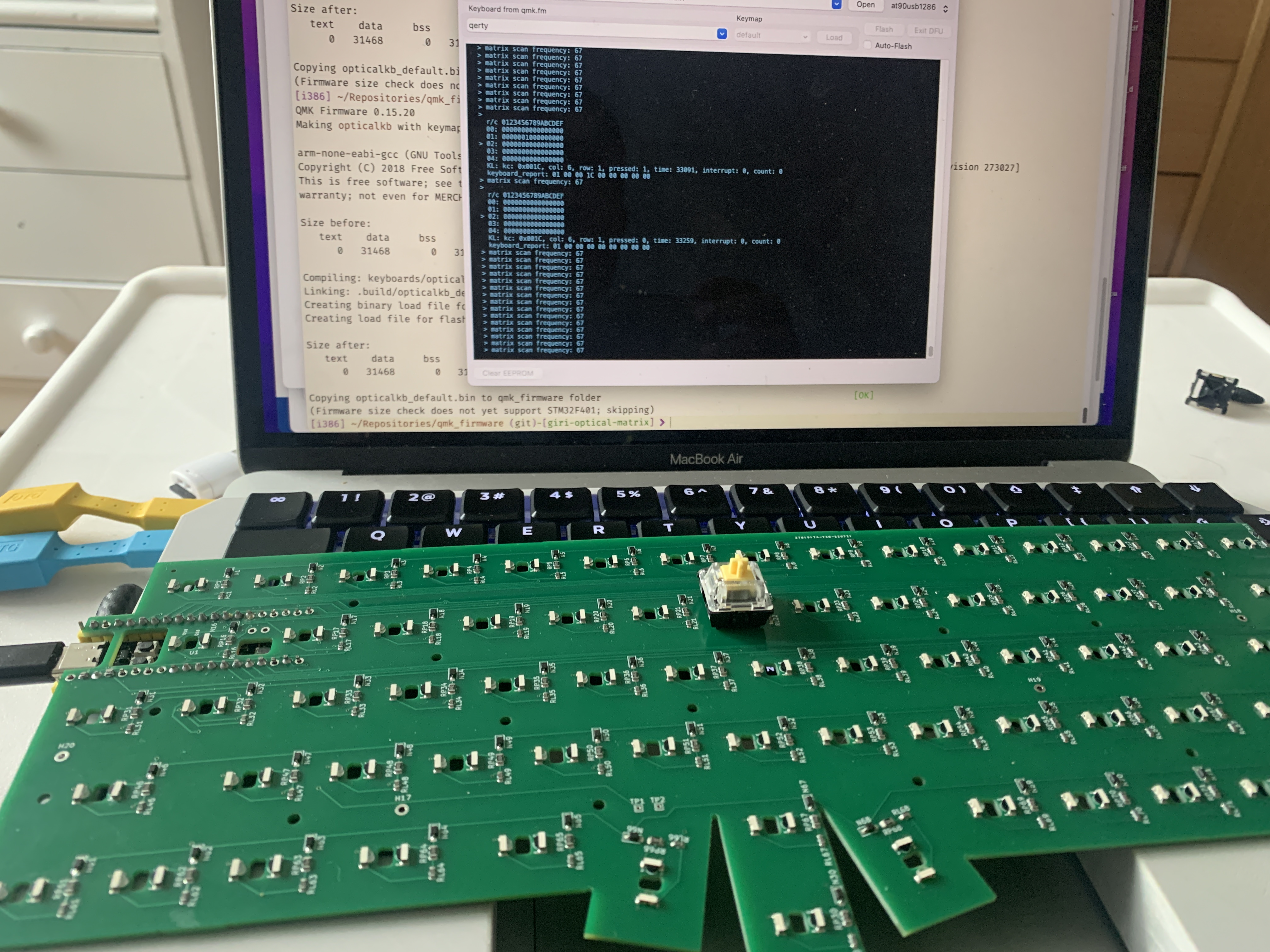 GitHub - girishji/optical-keyboard-old: Keyboard PCB for Gateron ...