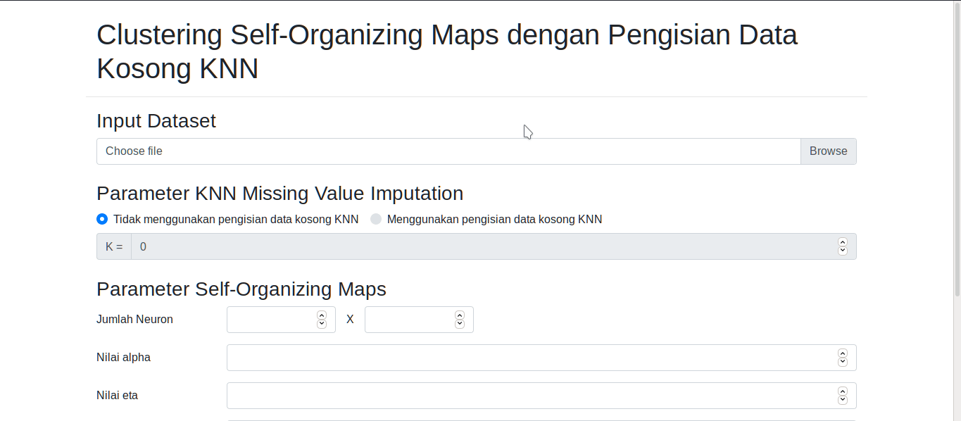 Select your input file