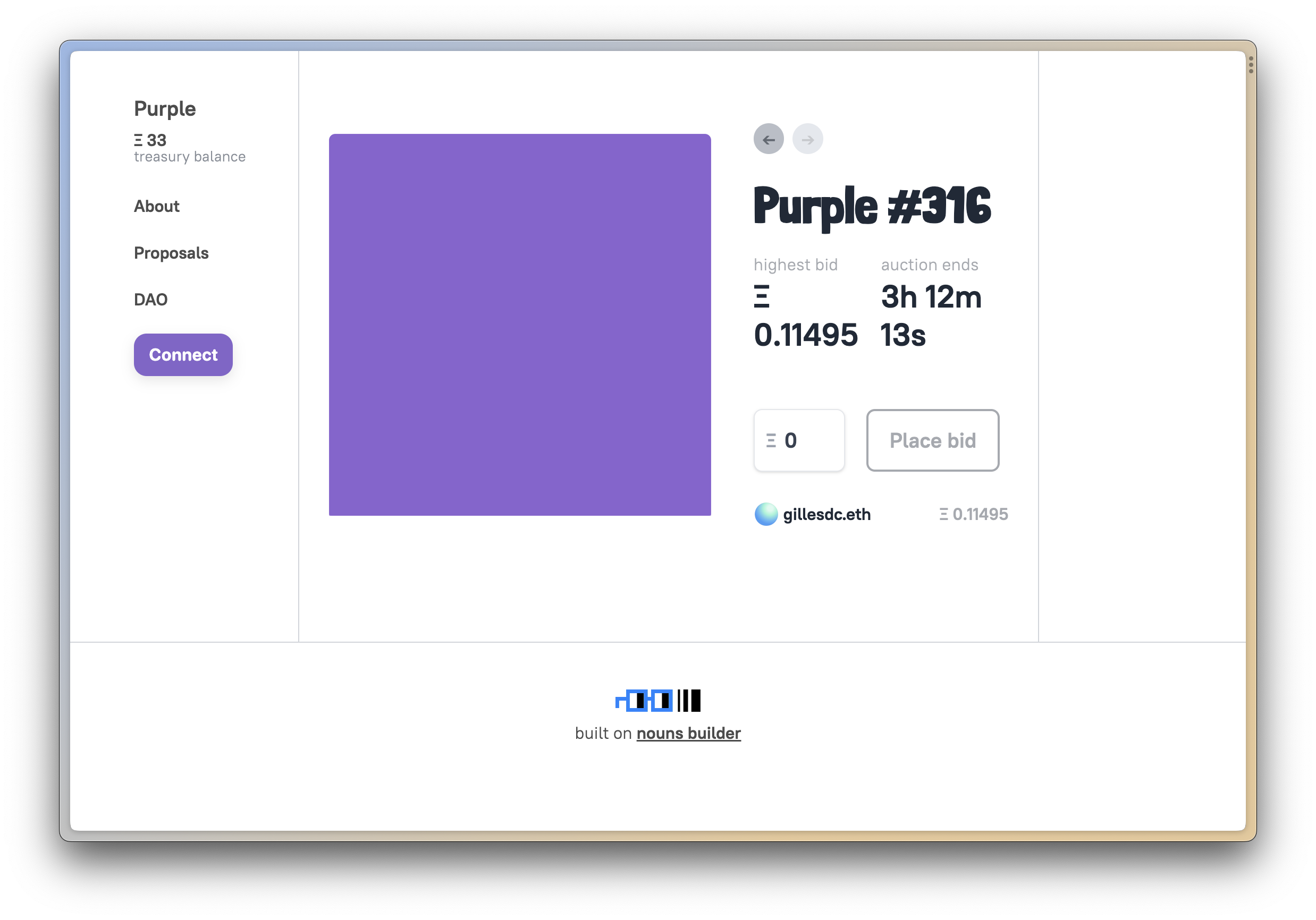 purple.construction 2023 redesign screenshot