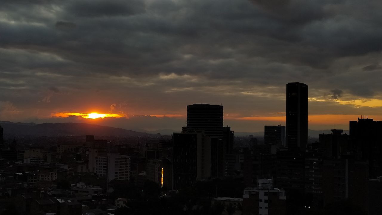 The last sunset before send my work