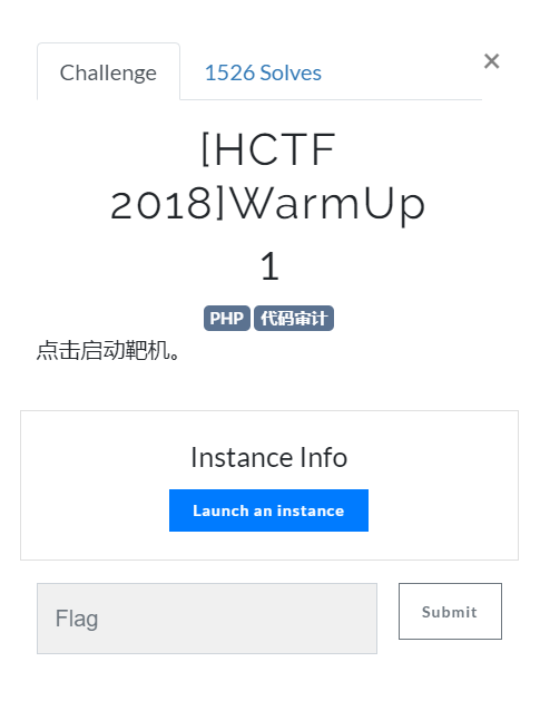 HCTF Warmup